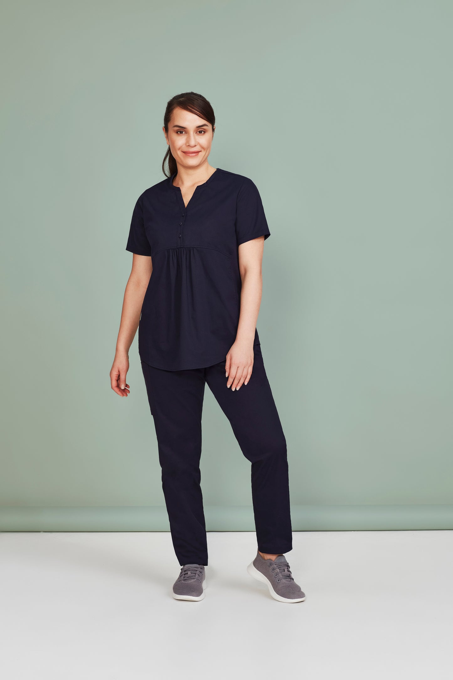 Women's Rose Tunic Scrub Top - CST243LS
