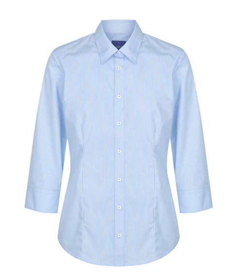 Women's Westgarth Gingham 3/4 Sleeve Shirt - 1637WZ