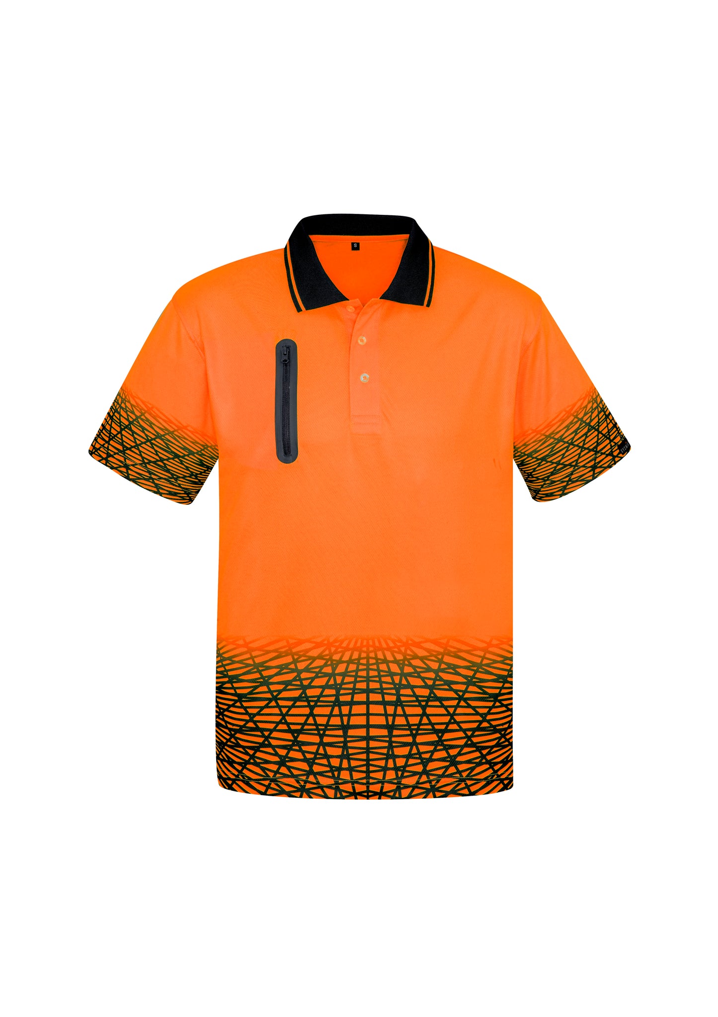 Men's Hi Vis Tracks Short Sleeve Polo - ZH300