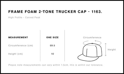 Frame Foam Two-Tone Trucker - 1163