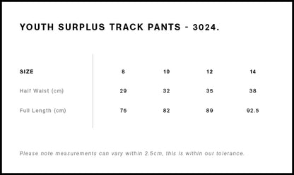 Youth Supply Track Pants - 3024