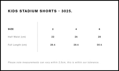 Kids Stadium Shorts - 3025