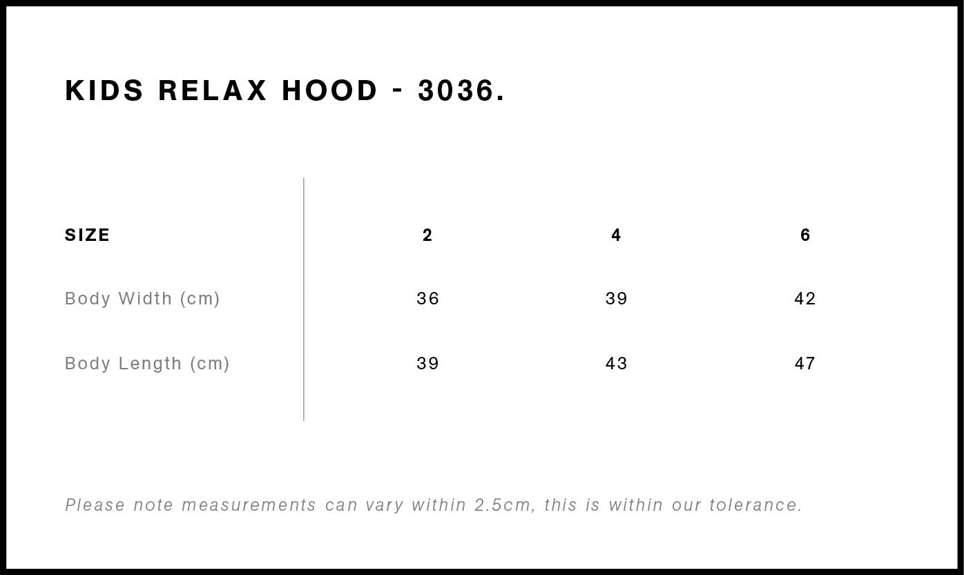 Kids Relax Hood - 3036