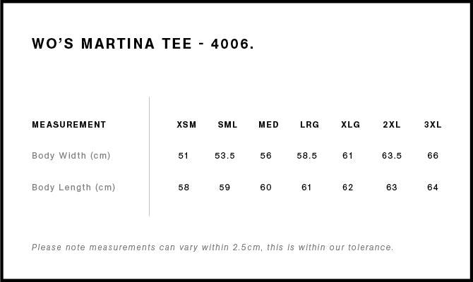 Women's Martina Tee - 4006