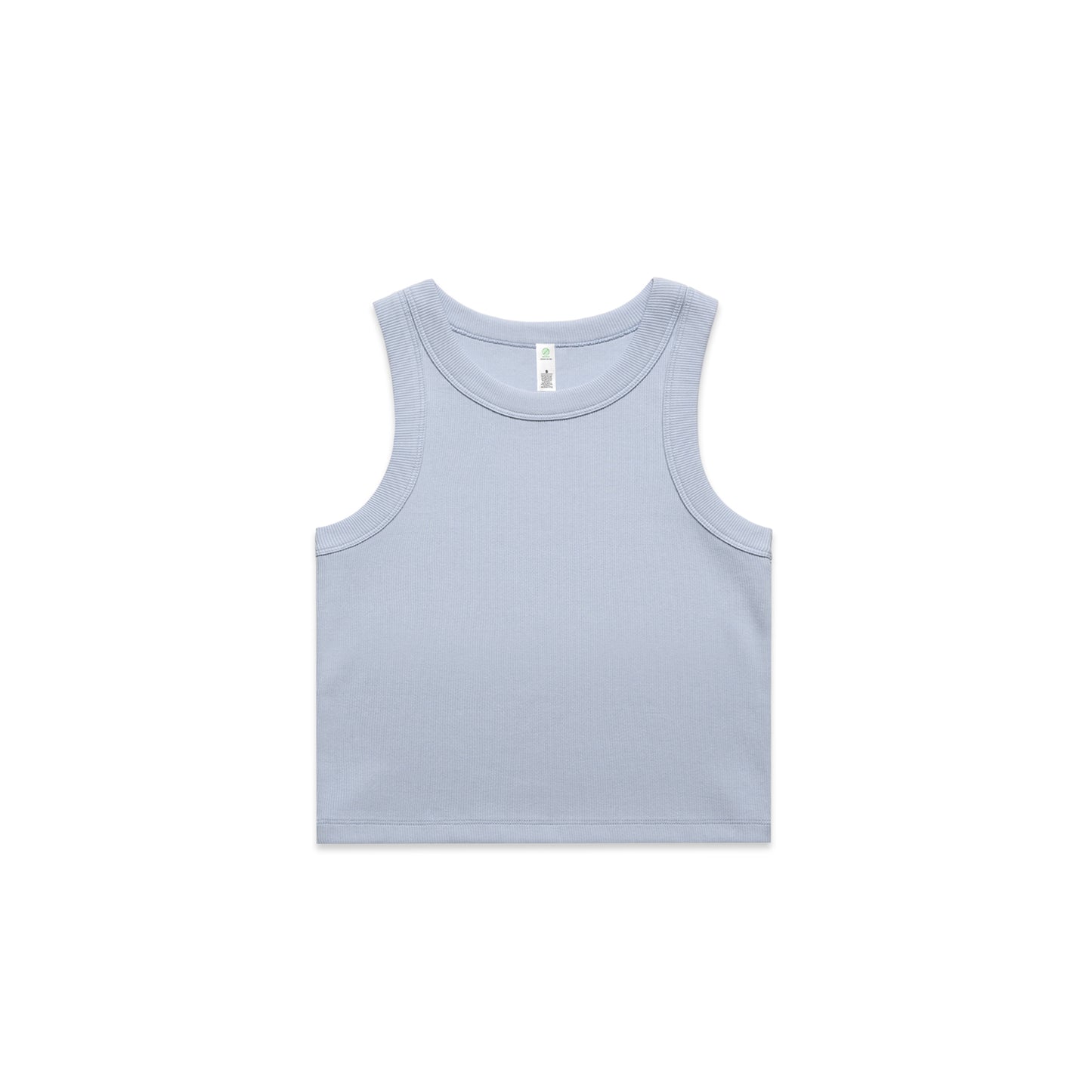 Women's Organic Rib Crop Tank - 4064G