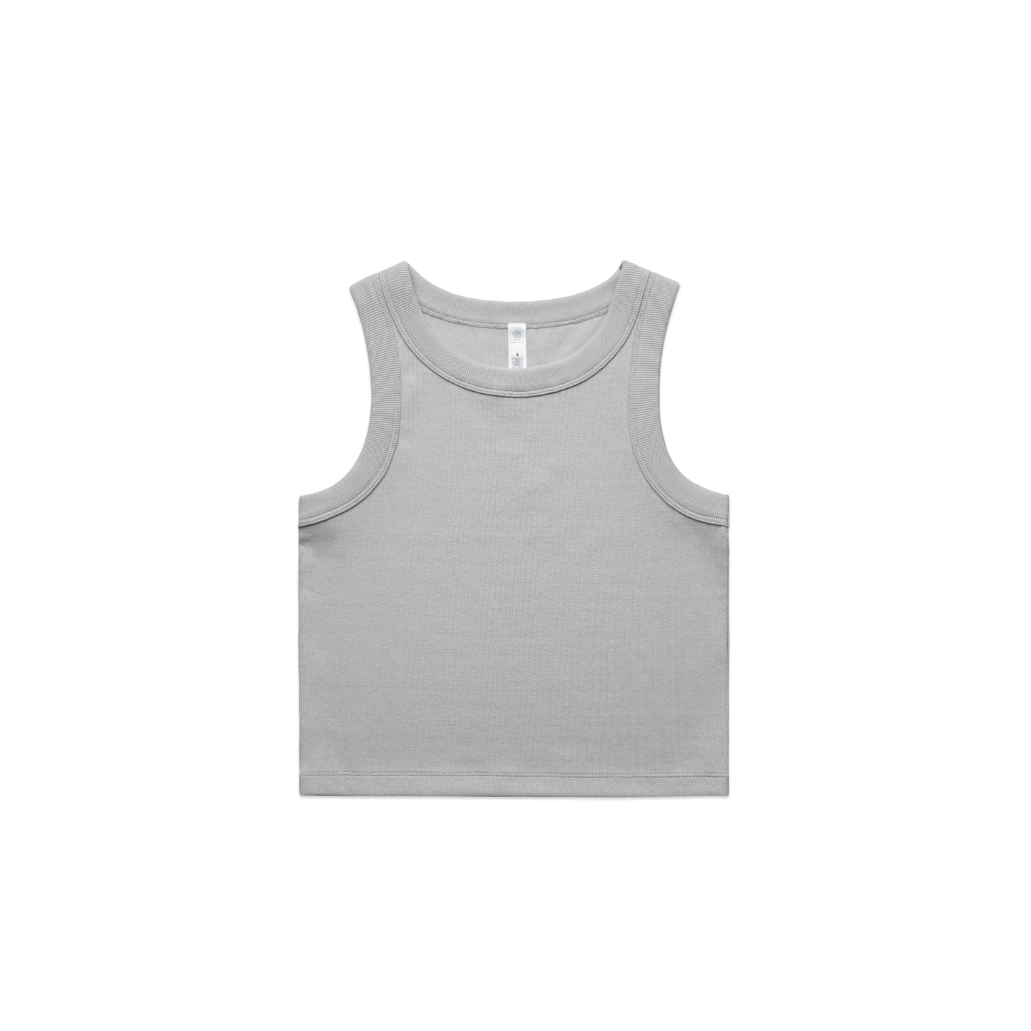 Women's Organic Rib Crop Tank - 4064G