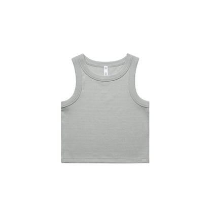 Women's Organic Rib Crop Tank - 4064G