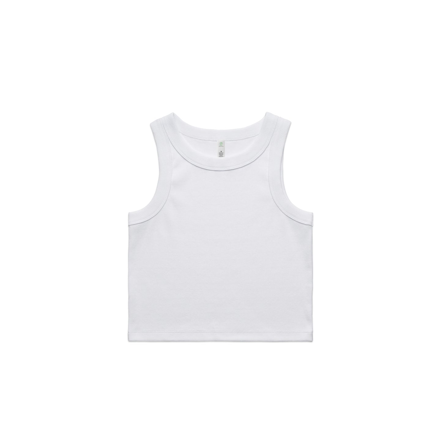 Women's Organic Rib Crop Tank - 4064G