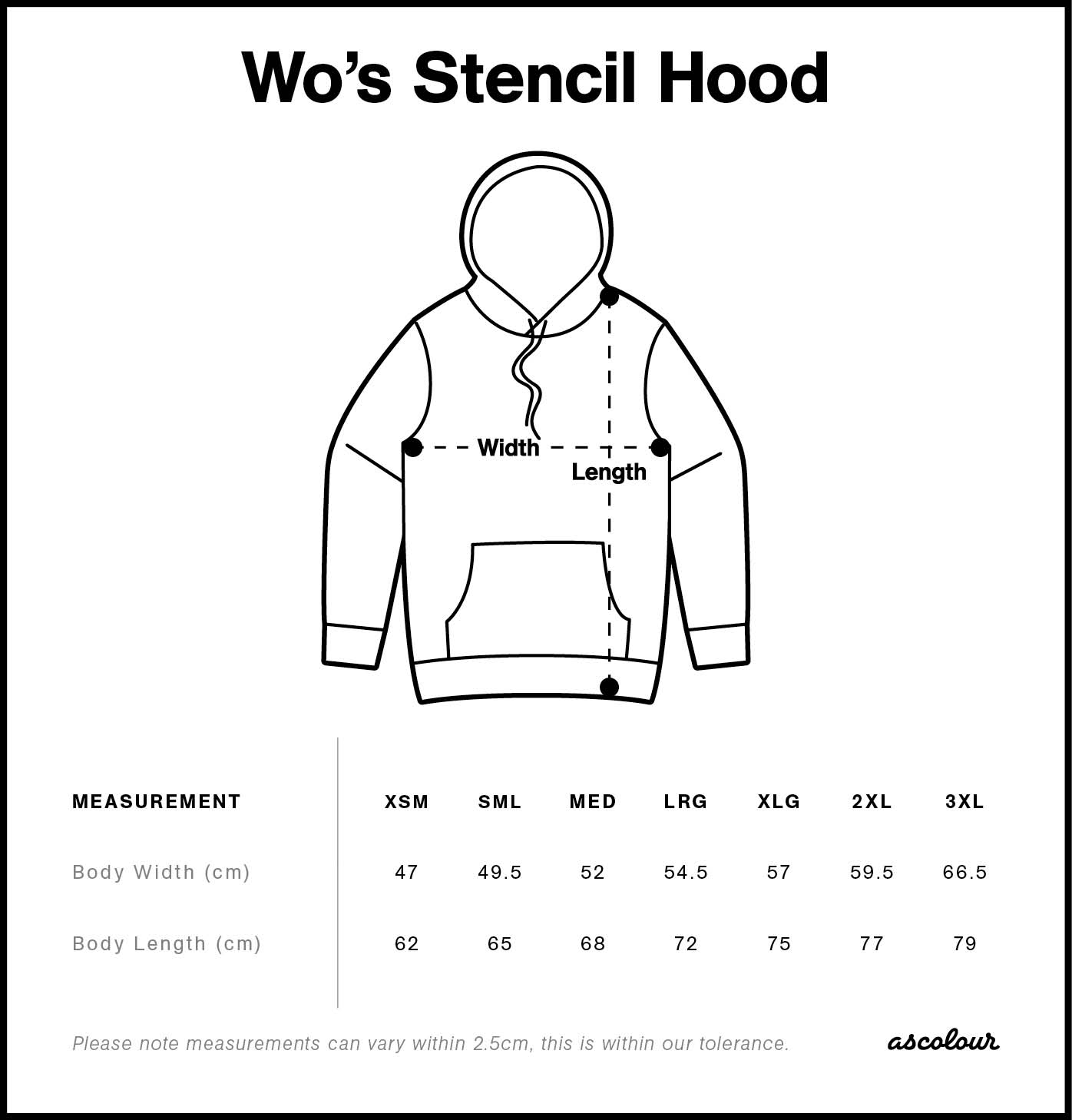 Women's Stencil Hood - 4102