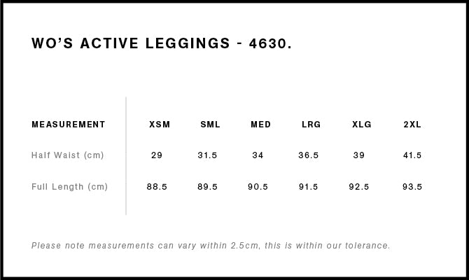 Women's Active Leggings - 4630