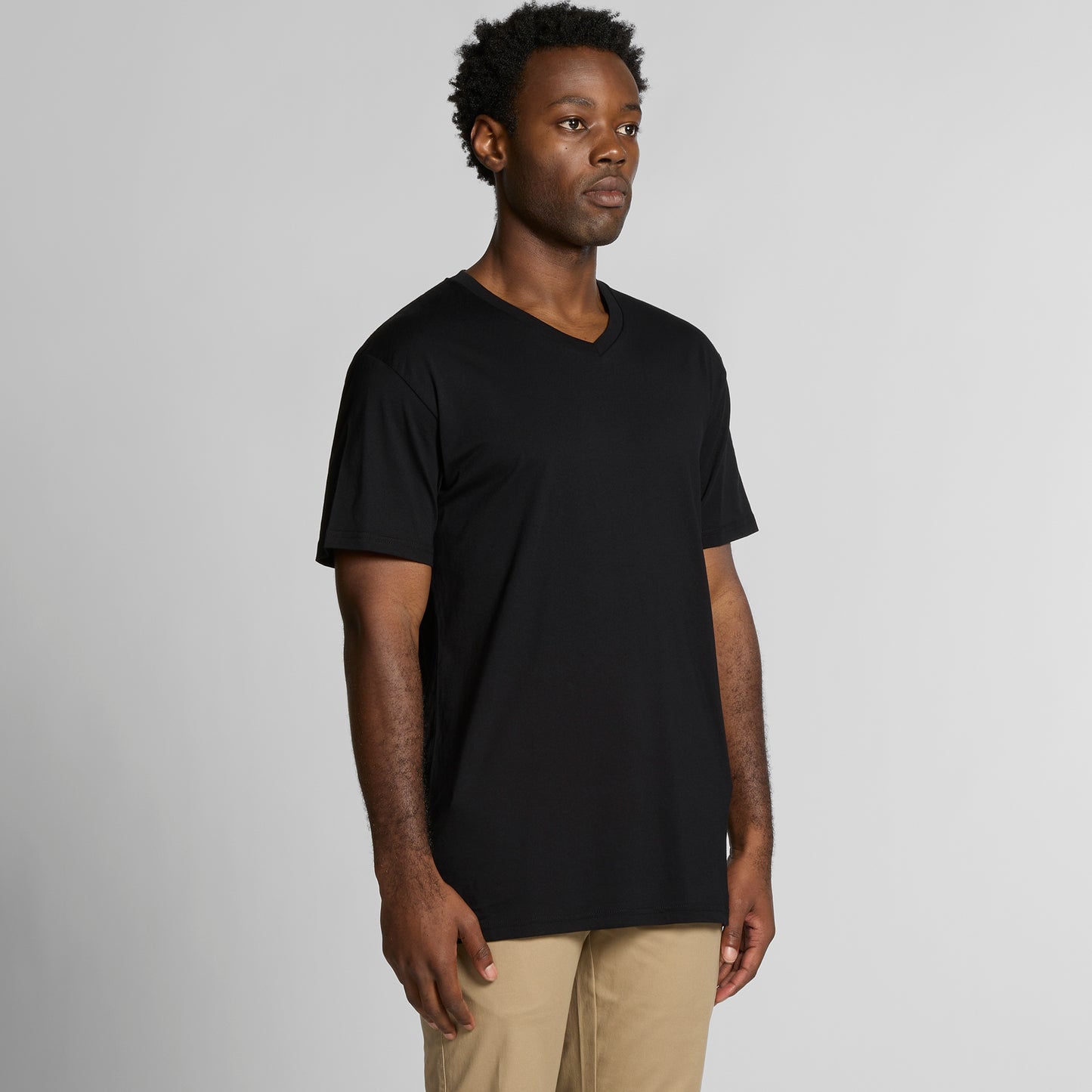 Men's Staple V Neck Tee - 5001V