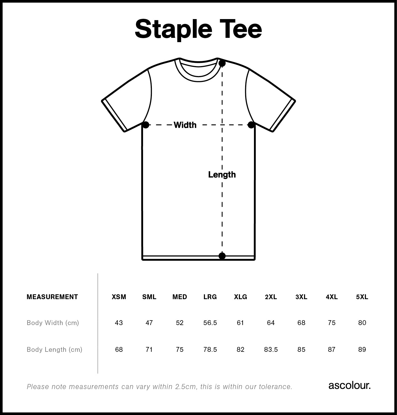 Men's Staple Tee - 5001