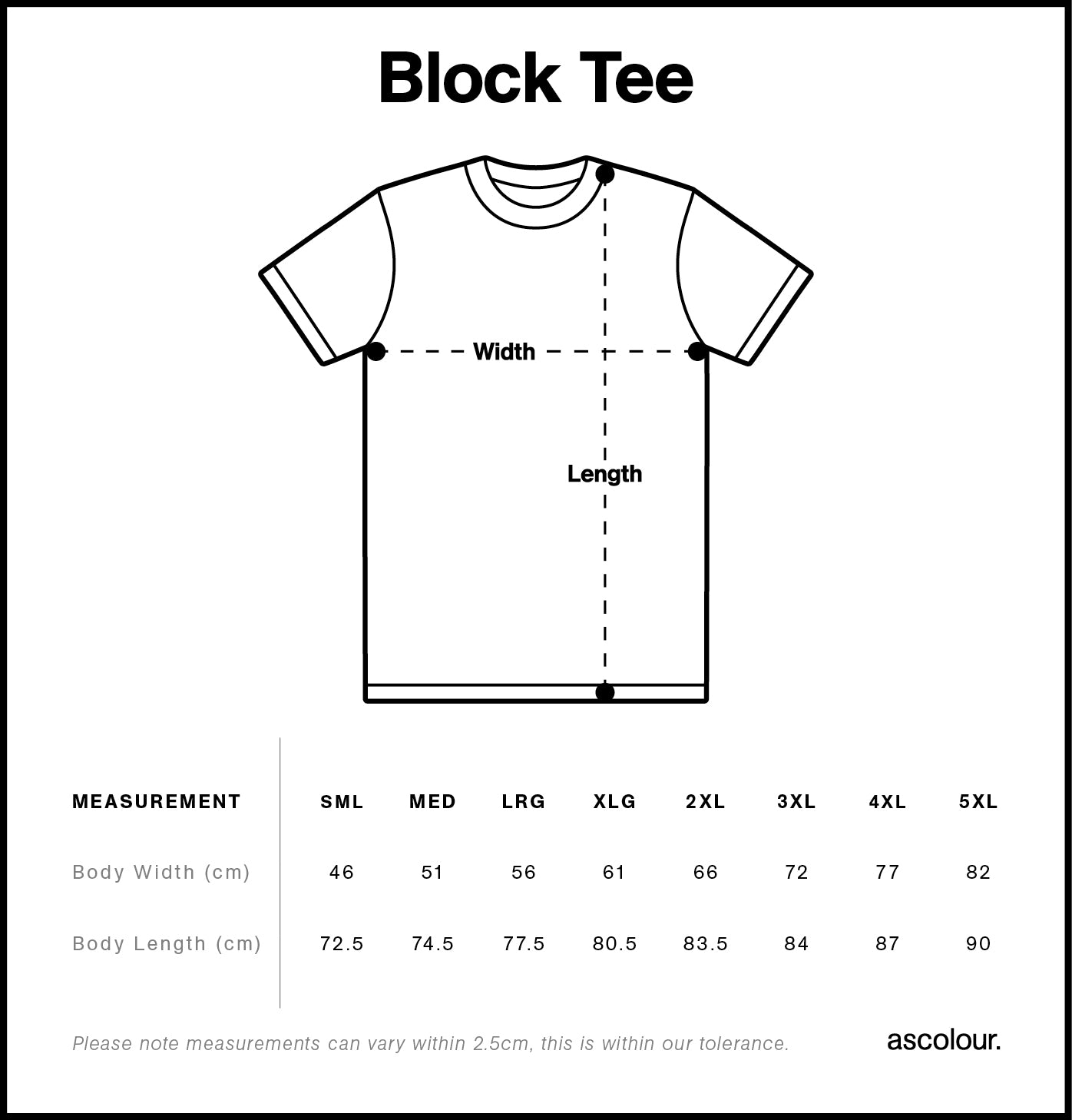 Block Tee - 5050