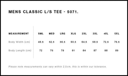 Men's Classic L/S Tee - 5071