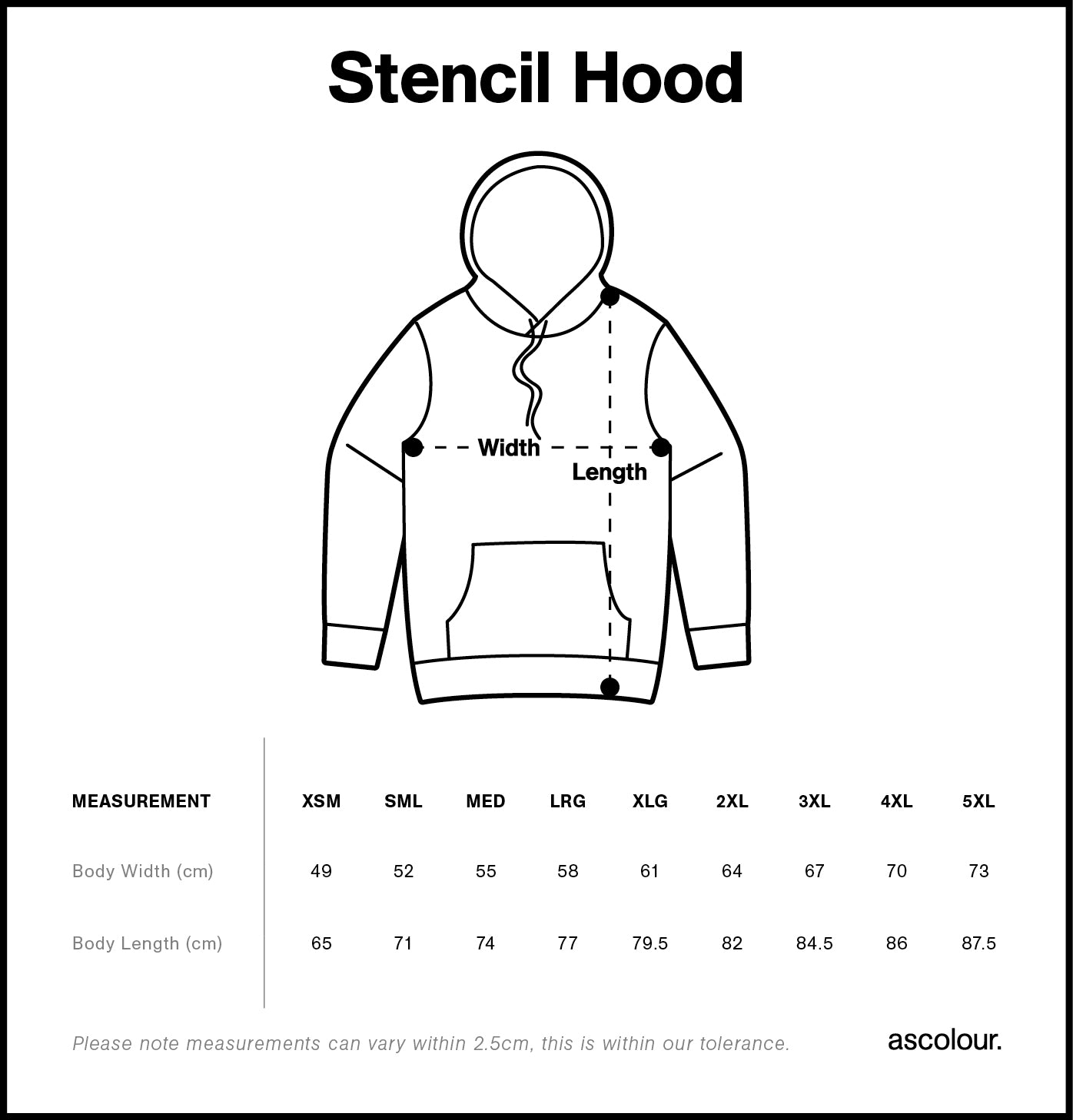 Men's Stencil Hood - 5102