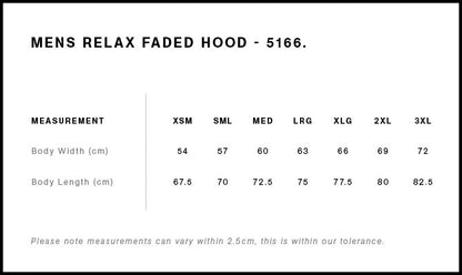 Relax Faded Hood - 5166