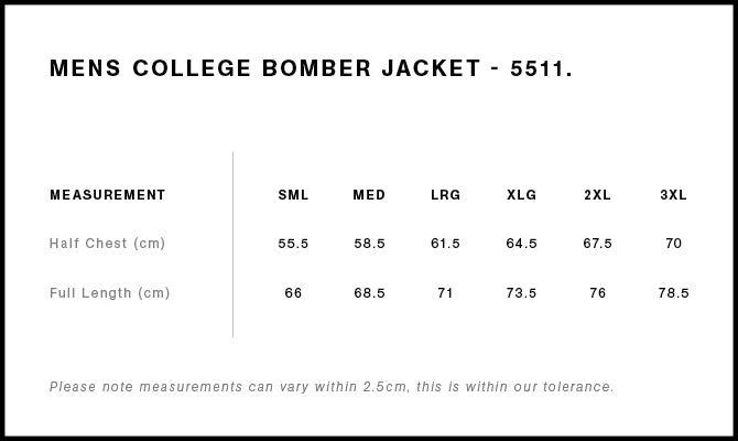 College Bomber Jacket - 5511