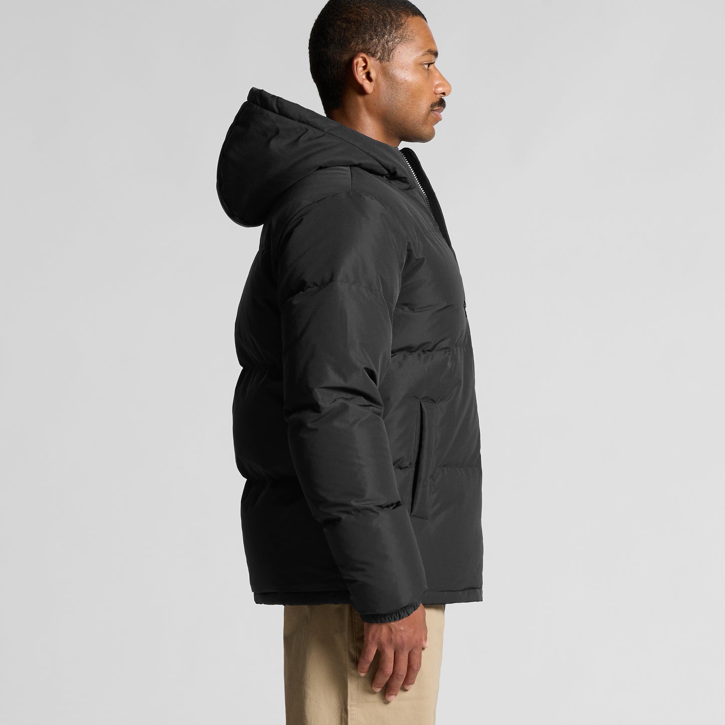 Men's Hooded Puffer Jacket - 5590