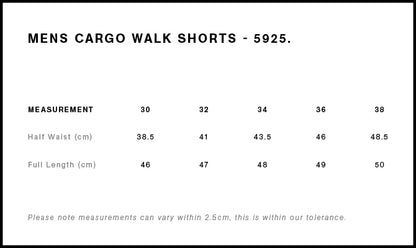 Cargo Walk Shorts 19" - 5925