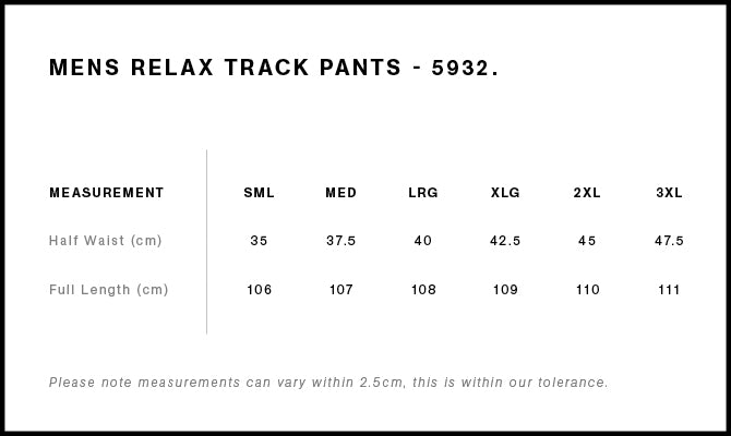 Relax Track Pants - 5932