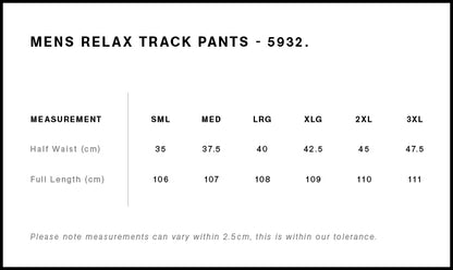 Relax Track Pants - 5932