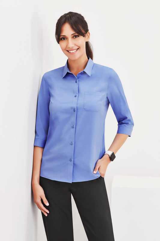Women's Florence Plain 3/4 Sleeve Shirt - CS951LT