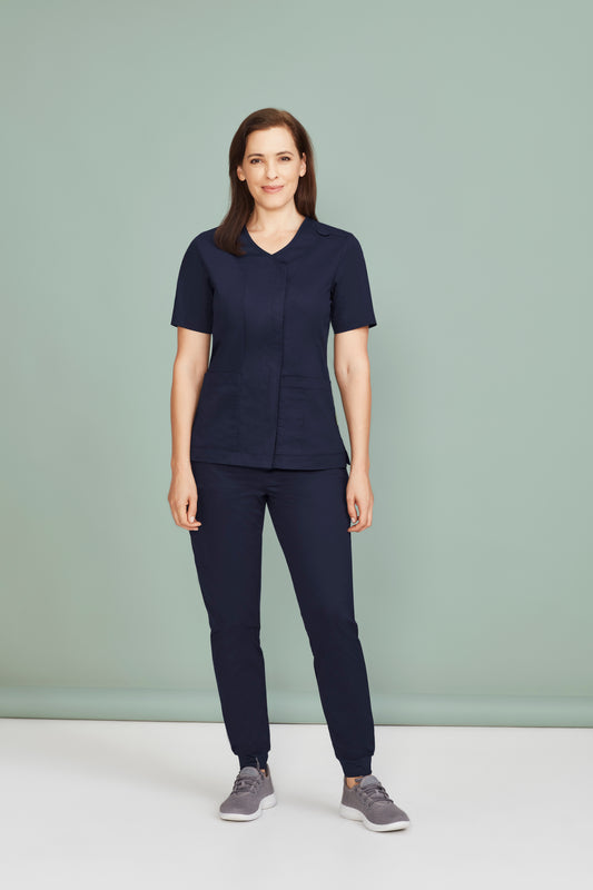 Women's Parks Zip Front Crossover Scrub Top - CST240LS