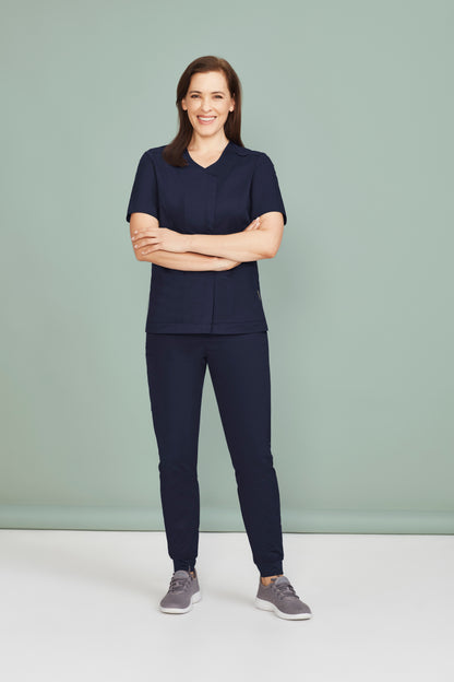Women's Parks Zip Front Crossover Scrub Top - CST240LS