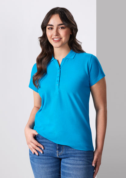 Women's Crew Short Sleeve Polo - P400LS