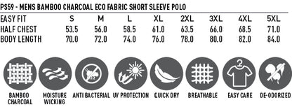 Men's Lucky Bamboo Polo - PS59