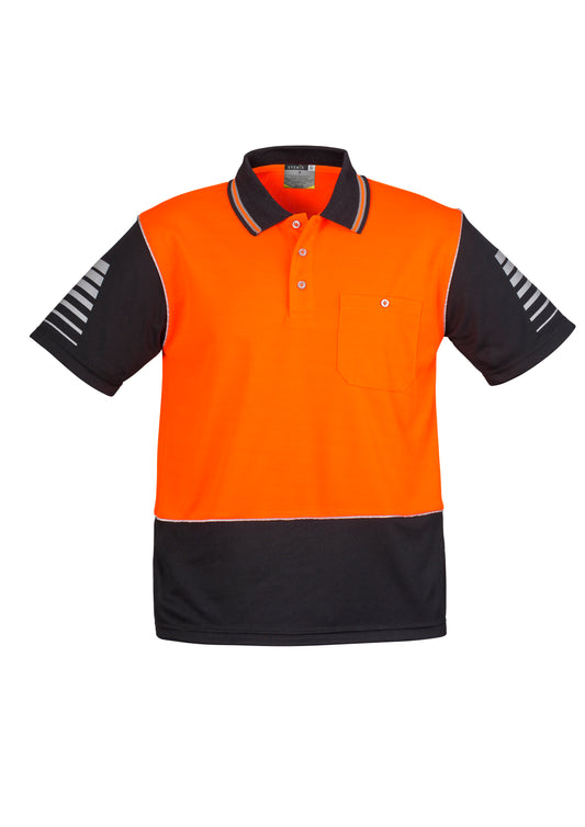 Men's Hi Vis Zone Short Sleeve Polo - ZH236