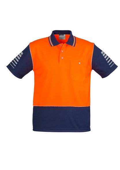 Men's Hi Vis Zone Short Sleeve Polo - ZH236