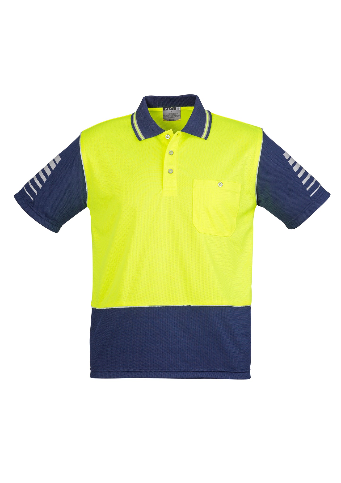 Men's Hi Vis Zone Short Sleeve Polo - ZH236