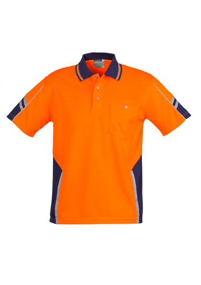 Men's Hi Vis Squad Short Sleeve Polo - ZH237