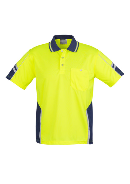 Men's Hi Vis Squad Short Sleeve Polo - ZH237