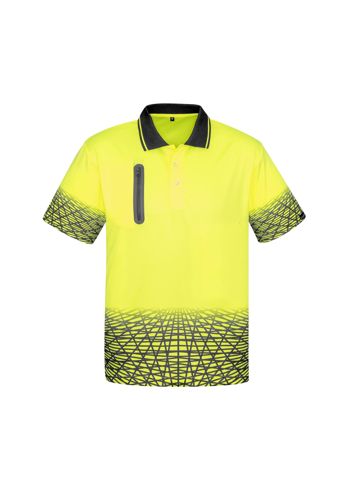 Men's Hi Vis Tracks Short Sleeve Polo - ZH300