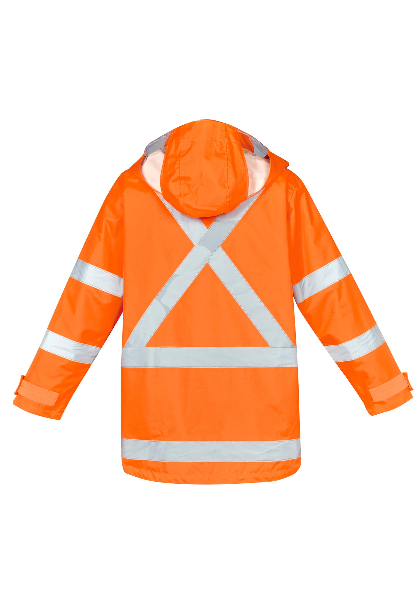 Men's Hi Vis X Back 4 In 1 Waterproof Jacket - ZJ616