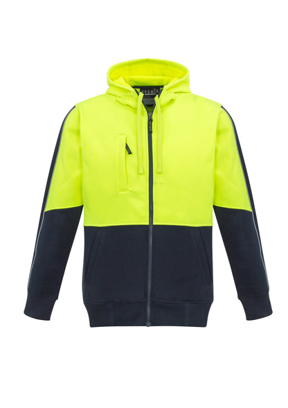 Unisex Hi Vis Full Zip Hoodie - ZT485