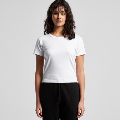 Women's Organic Rib Baby Tee  Thumbnail