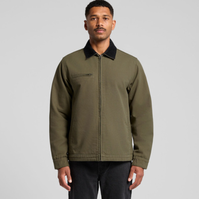 Men's Canvas Cord Collar Jacket Thumbnail