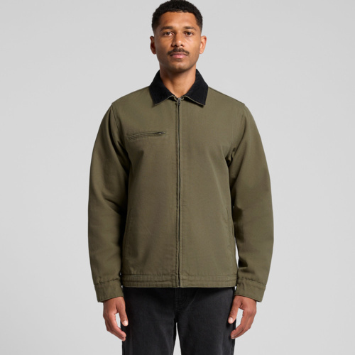 Men's Canvas Cord Collar Jacket Thumbnail