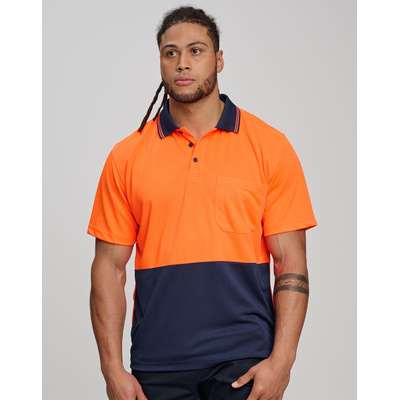 Unisex High Visibility CoolDry Short Sleeve Polo Thumbnail