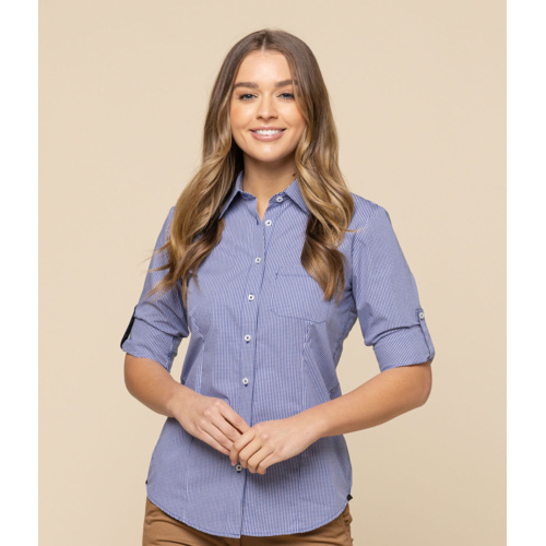 Women's Westgarth Gingham Long Sleeve Slim Fit Shirt Thumbnail