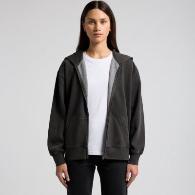 Women's Relax Faded Zip Hood  Thumbnail