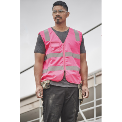 Unisex Hi Vis Zip Vest Thumbnail