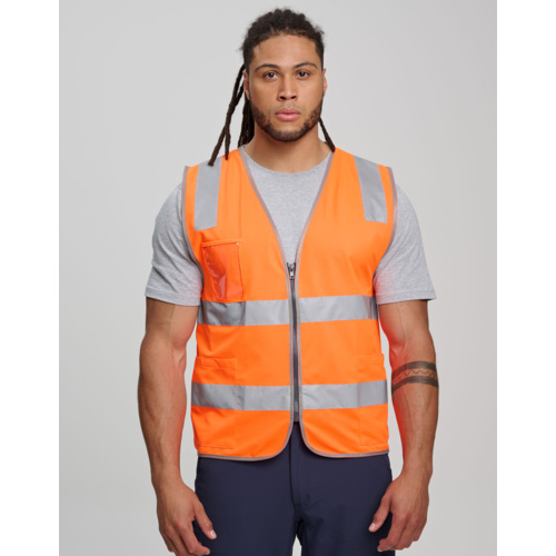 Unisex Hi-Vis Safety Vest with ID & Utility Pockets Thumbnail