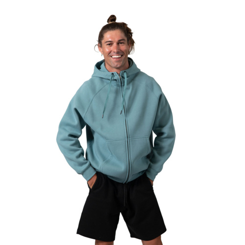 Men's Cotton Care Kangaroo Pocket Zipper Hoodie Thumbnail
