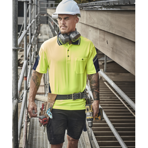 Men's Hi Vis Squad Short Sleeve Polo Thumbnail