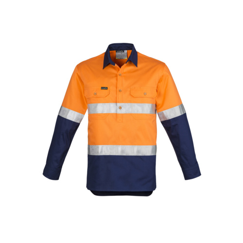 Men's Closed Front Long Sleeve Shirt - Hoop Taped Thumbnail