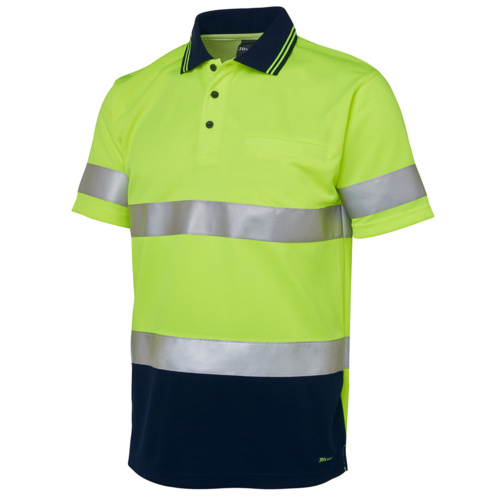Men's Hi Vis S/S (D+N) Traditional Polo Thumbnail